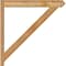 Ekena Millwork Traditional Arts & Crafts Rough Sawn Outlooker, Western Red Cedar, 6"W x 40"D x 40"H OUT06X40X40TRA03RWR - alternate 4